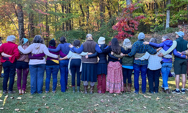 Autumn workshop at Earthaven Ecovillage