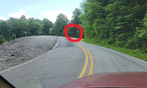 Turn onto Camp Elliott Road from Old Fort Road
