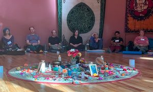 Inside the Yogastan at Dancing Shiva