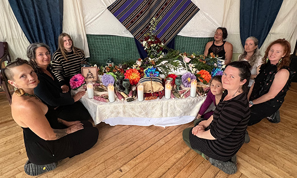 death care team before a funeral