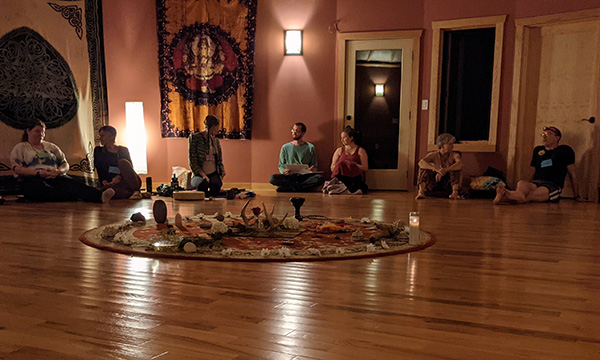 Workshop group at Dancing Shiva